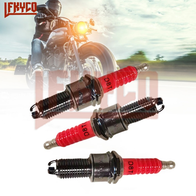 Motorcycle Spark Plug - Bougies d'allumage à 3 électrodes D8TC