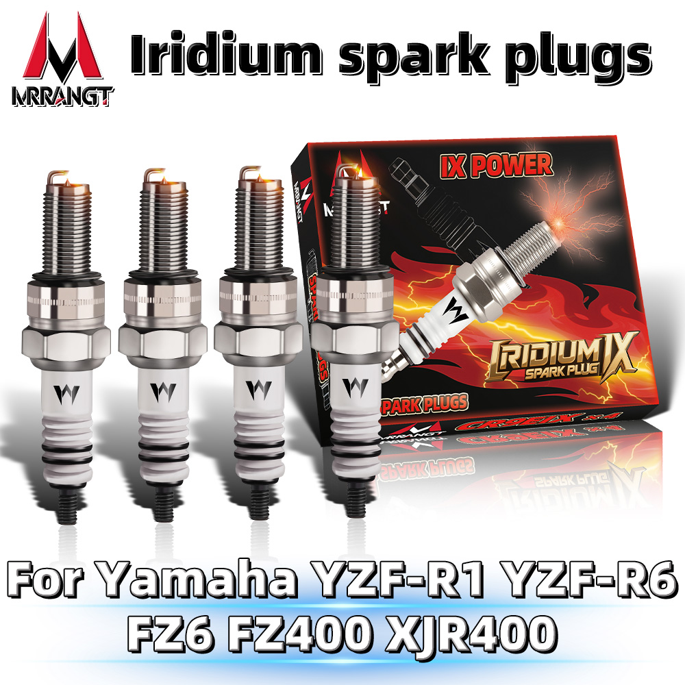 Motorcycle Spark Plug - Bougies d'allumage en iridium MRRANGT adaptées