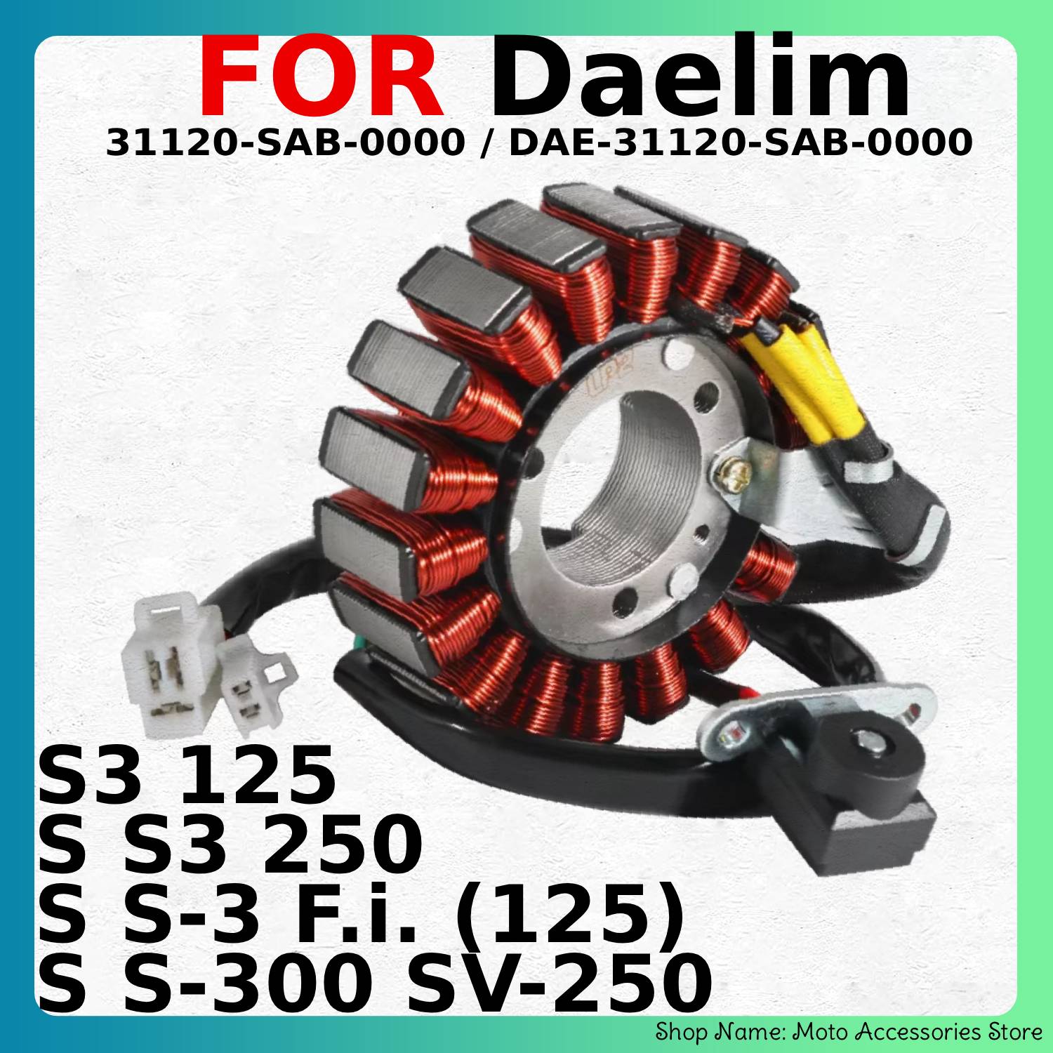 Bobine de stator de moteur, gé - Motorcycle Stator avis et prix
